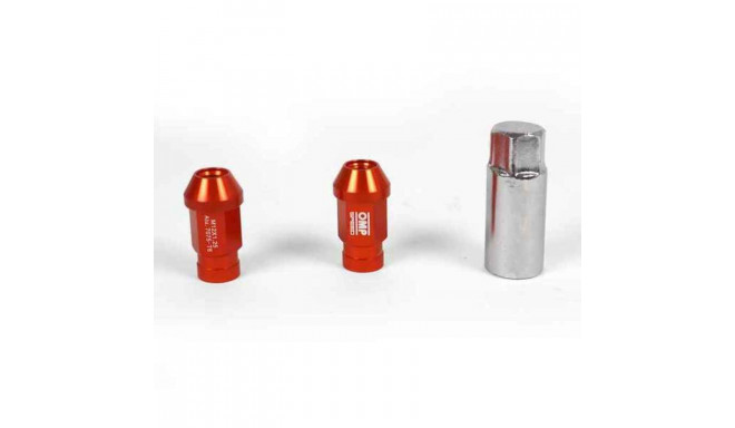Set Nuts OMP 7075 M12 x 1,25 40 mm 20 uds Red