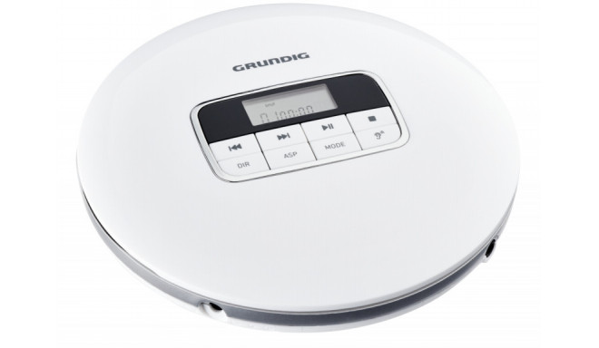 Grundig CD player GCDP 8000, white/silver