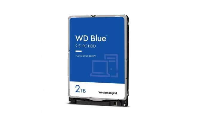 Western Digital kõvaketas Blue 2TB 2,5" 128MB SATAIII/5400rpm
