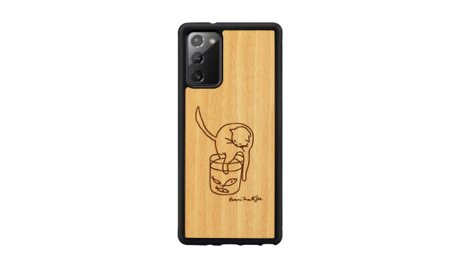 MAN&WOOD case for Galaxy Note 20 cat with fish