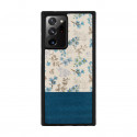 MAN&WOOD case for Galaxy Note 20 Ultra blue flower black