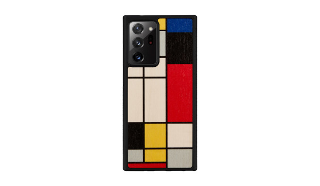 MAN&WOOD case for Galaxy Note 20 Ultra mondrian wood black