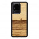 MAN&WOOD case for Galaxy S20 Ultra terra black