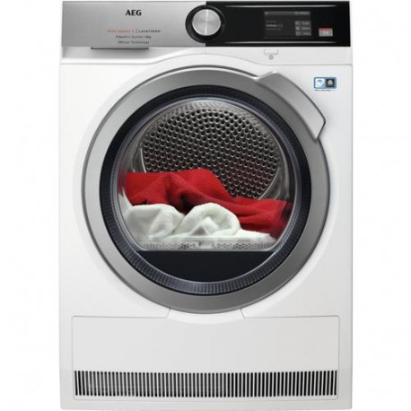AEG T9DBA68SC tumble dryer Freestanding Front-load 8 kg A+++ Silver, White