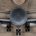 Настенное часы DKD Home Decor Самолет Деревянный MDF (3 pcs) (205 x 28 x 75 cm)