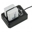 JJC spetsiaallaadija Nikon DCH ENEL 14A USB Dual Nikon EN EL14/EN EL14A