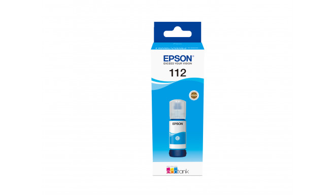 Tint Epson 112 C13T06C24A Pigment Ink Bottle, Cyan 70ml 6000lk EcoTank L6570/L15160/L15150