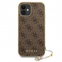 Guess iPhone XR GUHCI61GF4GBR brown hard case 4G Charms Collection