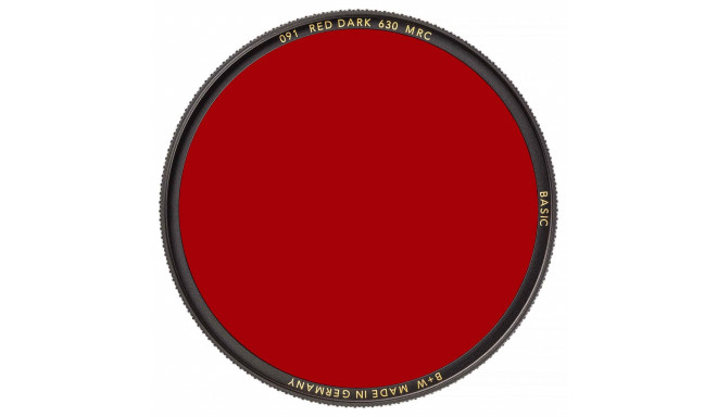 B+W Filter 49mm Red Dark MRC Basic