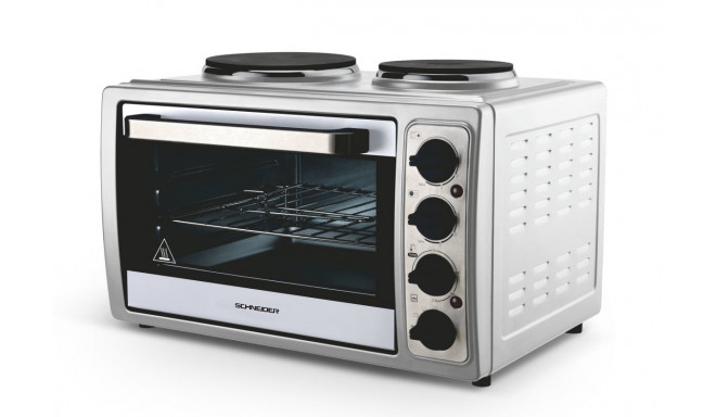 Miniahi lauapliidiga SCHNEIDER SCEO828PCW