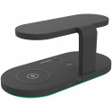 CANYON WS-501 5in1 Wireless charger, with UV sterilizer, with touch button for Running water light, 