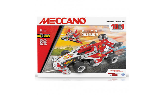 MECCANO konstruktor 10in1 Racing Vehicles, 225tk., 6060104