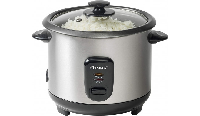 Bestron rice cooker ARC100AS (stainless steel / black, incl. 10-piece ...