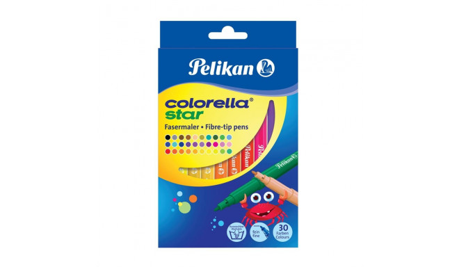 Pelikan viltpliiats, colorella star, 30 värvi