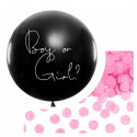 PartyDeco Шар “Boy or Girl?” c розовым конфетти, 1шт