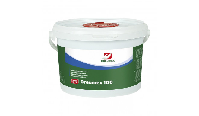 Hand and surface cleaning wipes Dreumex 100 Power Wipes. 100pcs wipes in a bucket