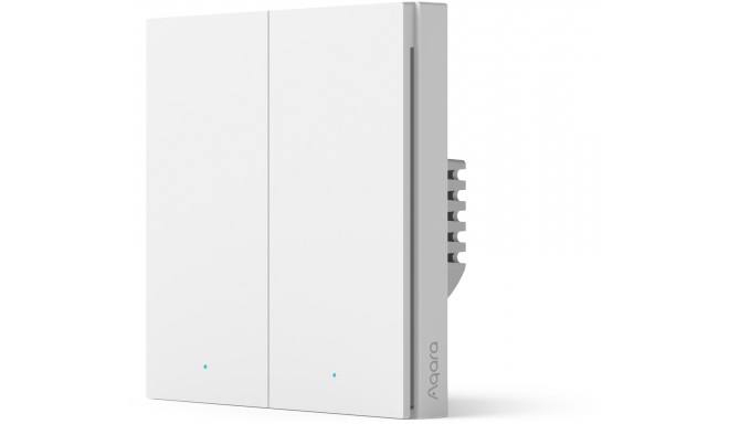 Aqara seinalüliti Smart Wall Switch H1 Double (no neutral)