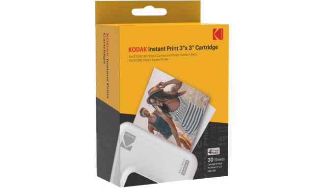 Kodak ink cartridge + photo paper 3x3" 30 sheets