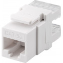 Keystone module RJ45 CAT 5e, UTP, 100 MHz, for IDC connectors (toolless)