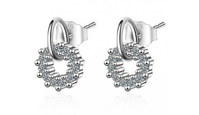 OiOi embellished dot earrings