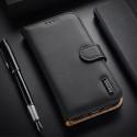 Dux Ducis Hivo Genuine Leather Bookcase type case for iPhone 12 Pro Max blue