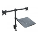 ART DESK MOUNT FOR 2 LED / LCD MONITORS 13-27inch + notebook