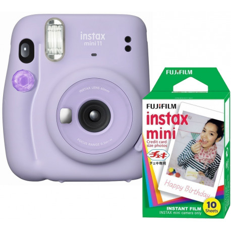 Fujifilm Instax Mini 11, lilac purple + пленка