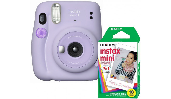 Fujifilm Instax Mini 11, lilac purple + пленка