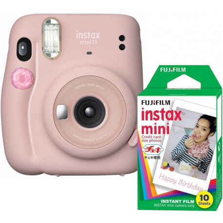 Fujifilm Instax Mini 11, blush pink + пленка