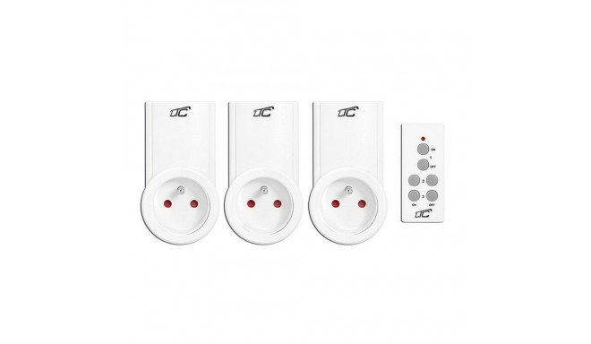 Remote controlled mains socket x3 LTC