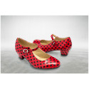 Flamenco Shoes for Children 80173-RDBL42 Red