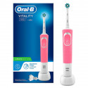 Braun Oral-B elektriline hambahari Vitality D100 Cross Action, valge/roosa