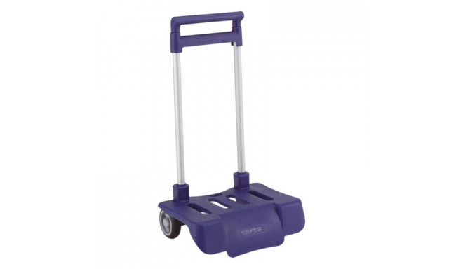Folding Backpack Trolley Safta Navy Blue 30 x 85 x 23 cm