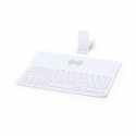 Bluetooth Keyboard with Qi Wireless Charger 146129 White (White)