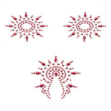 Komplekt Gloria, punane Mystim (3 pcs)