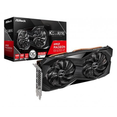 Asrock videokaart Challenger Radeon RX 6700 XT D 12GB OC AMD GDDR6