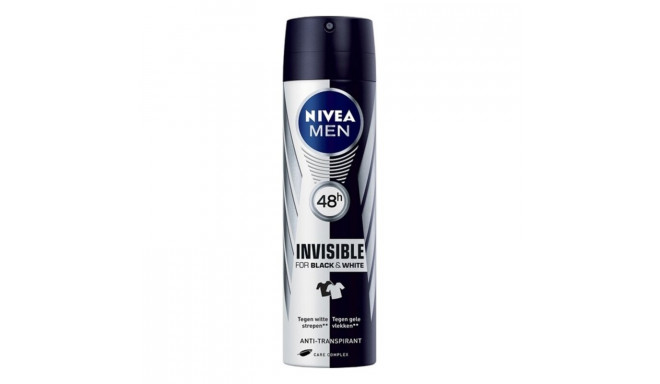 Spray Deodorant Men Black & White Invisible Nivea Men Black White Invisible (200 ml) 200 ml