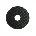 Caruba rubber dekplaat (25 mm)   met 3/8" uitsparing