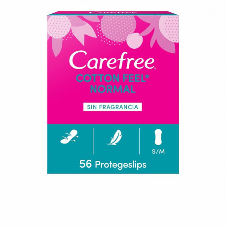 CAREFREE COTTON protector sin fragancia 56 u
