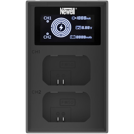 Newell akulaadija FDL-USB-C Dual-Channel Sony NP-FW50
