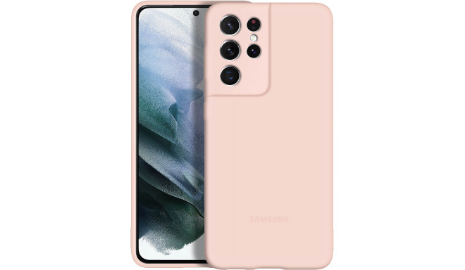 Samsung kaitseümbris Silicone Cover Samsung Galaxy S21 Ultra, roosa
