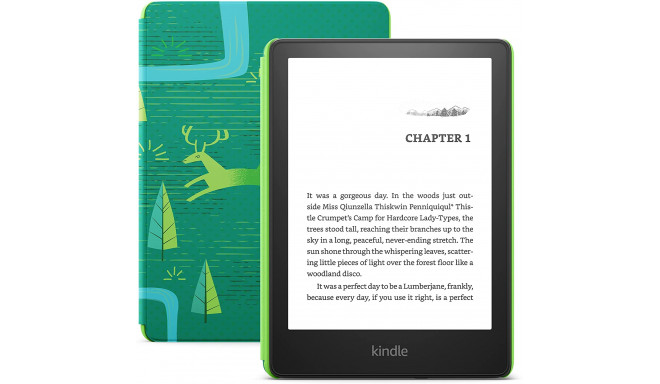 Amazon Kindle Paperwhite Kids 8GB 11th Gen, emerald forest