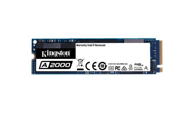 Kingston SSD A2000 M.2 250 GB PCI Express 3.0 3D NAND NVMe