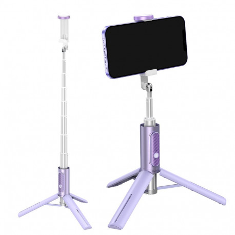 Baseus Traveler Bluetooth Tripod Selfie Stick violet (ZPBL000005)