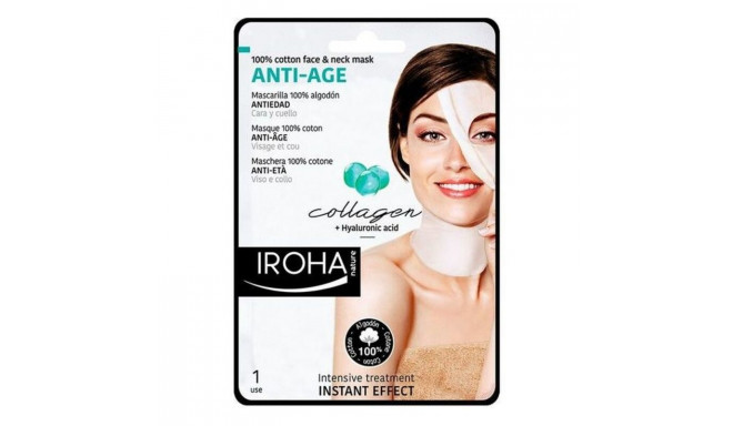 Тонифицирующая антивозрастная маска Cotton Face & Neck Iroha Cotton Face Neck Mask (1 штук)