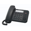 Panasonic KX-TS520EX1B telephone Analog telephone Caller ID Black