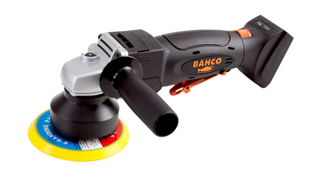 Bahco cordless orbital polisher 18V, 4.7mm, 1100/3500rpm, with accessories