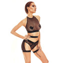 Underwear Set Anaïs Black (Size L) (L/XL) (40-42) (L/XL)