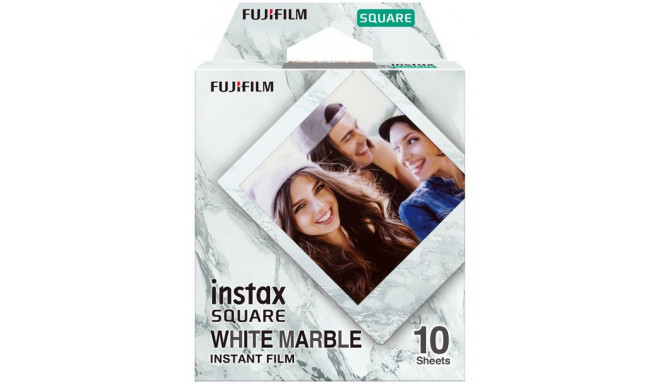 Fujifilm Instax Square 1x10 White Marble (expired)