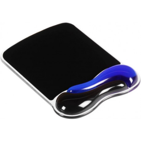 Kensington mouse pad Duo Gel Wave, blue/black